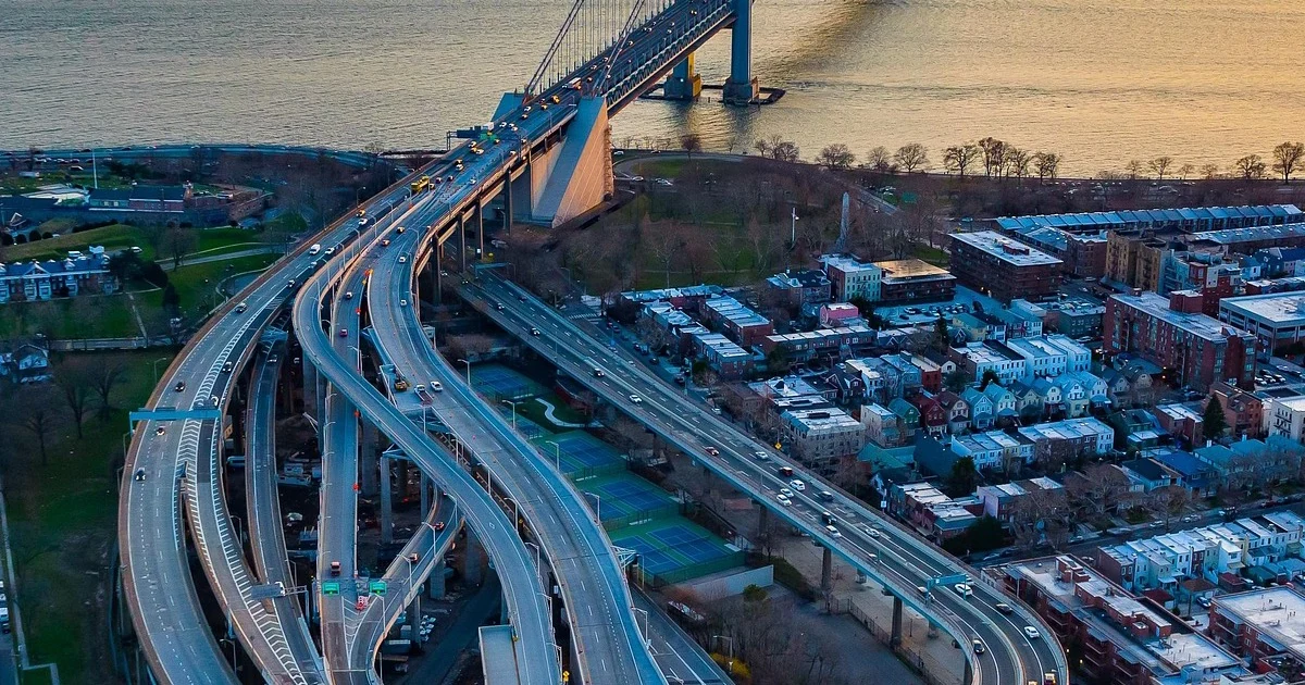 Drone services NYC skyline aerial view