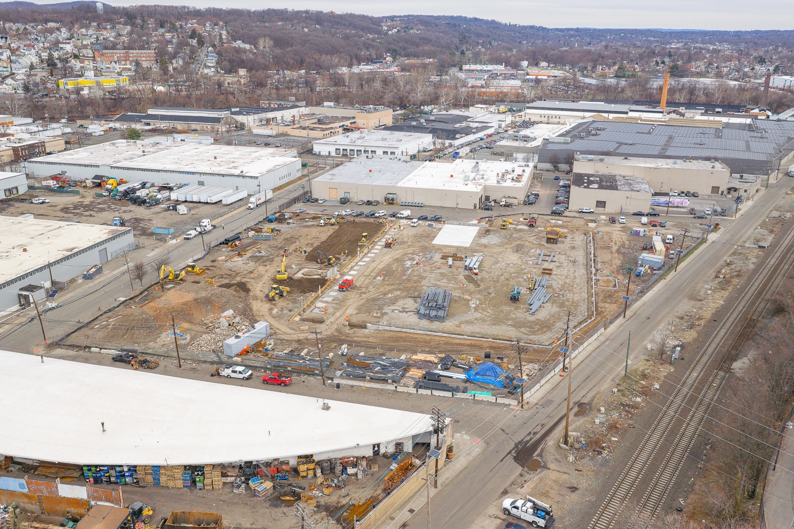 Commercial drone services NYC skyline image by FPV NYC